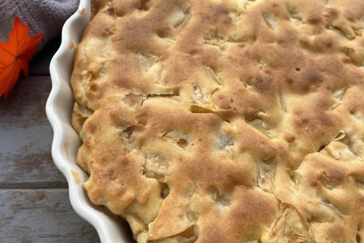 Яблочный пирог без глютена